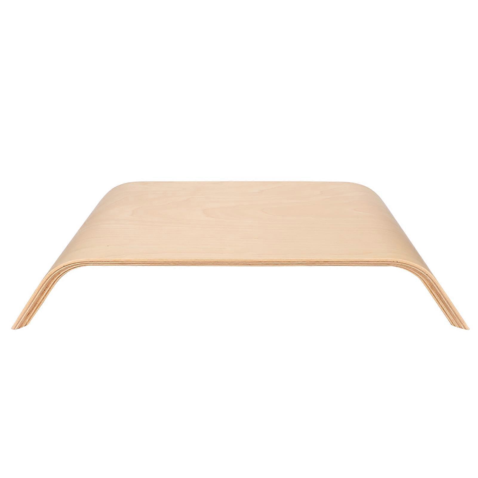 for Samdi Wooden Computer Monitor Stand Universal Bracket for iMac PC Notebook White Birch YEMMA