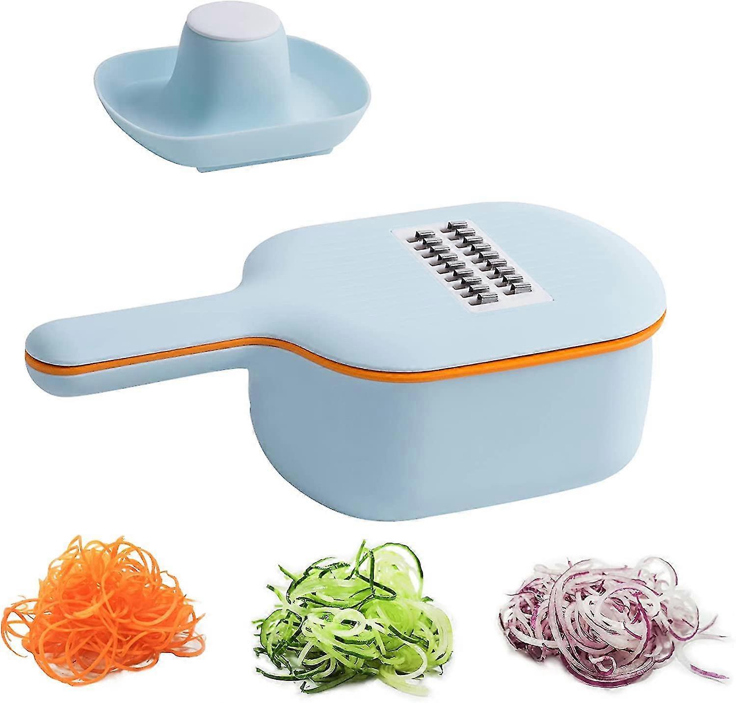 Kitchen Multi-functional Vegetable Slicer -grater Dicing Device Fruit Slicer Vegetable Slicer Vegetable Processor Protective Handle Multi-functi