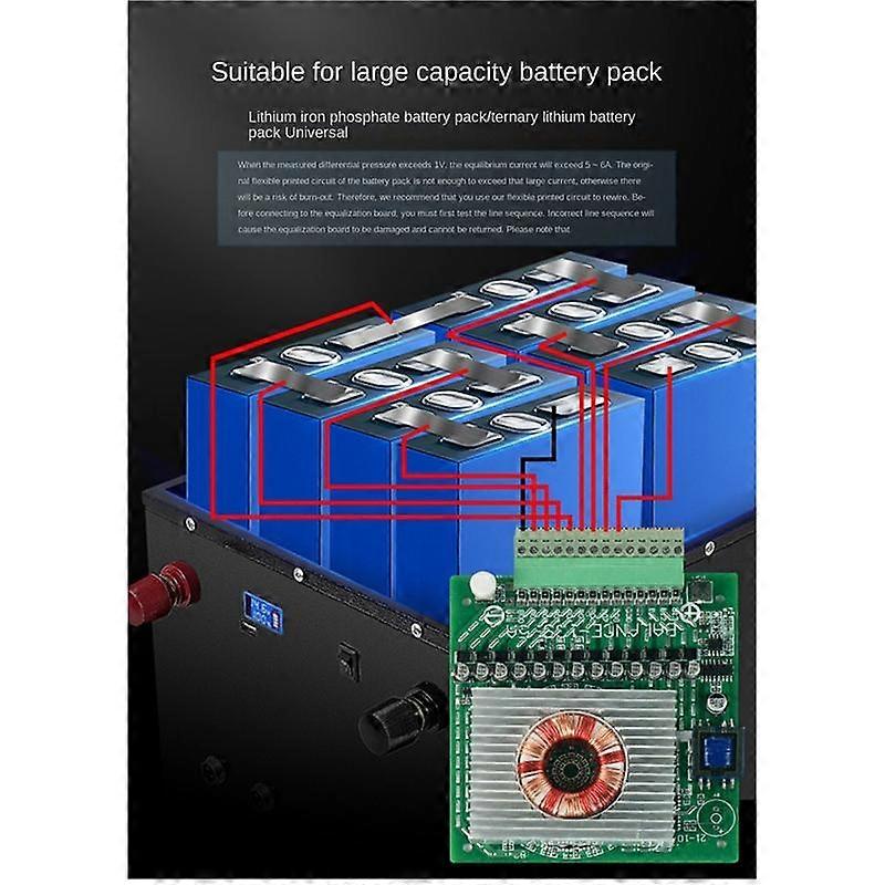 8A Active Equalizer Balancer 3S 4S 6S 7S 8S 12S 14S 15S 16S 17S 18S 19S 20S 24S BMS Lifepo4/Li-Ion
