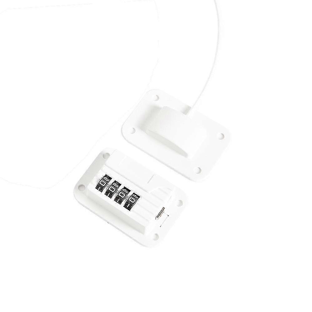 Refrigerator Lock Combination Fridge Locks Adhesive Rv Refrigerator Locks(1 Piece, White)