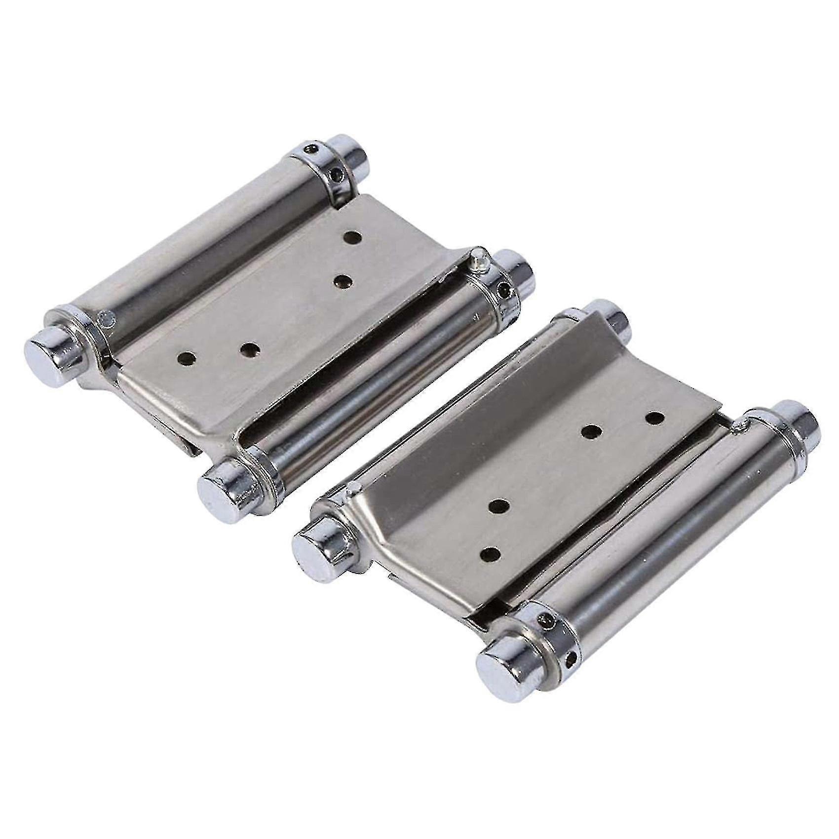 2 Pcs Full Mortise Lock Self-closing Double Action Spring Door Hinge