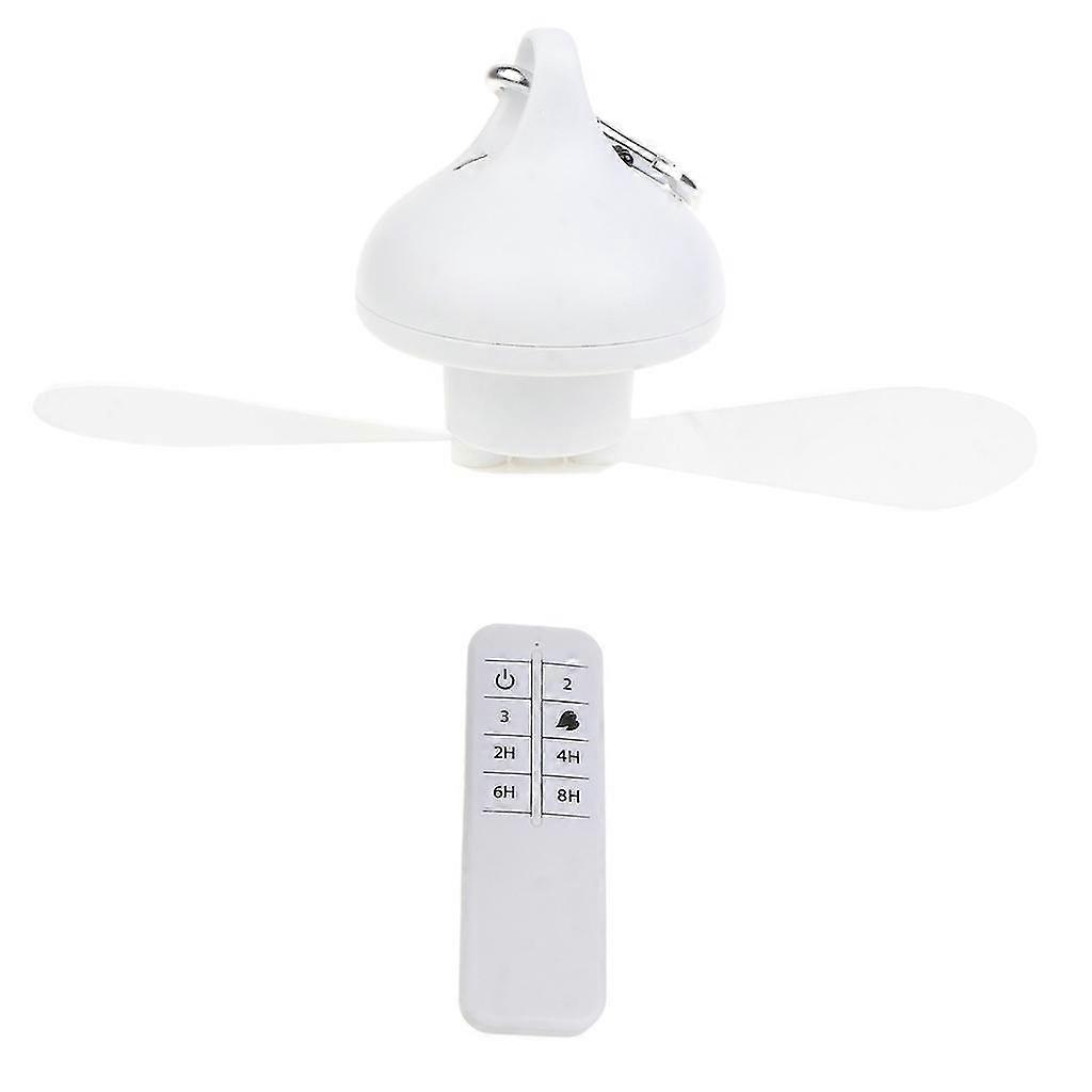Queit 8000mah Remote Control Camping Fan 4-speed Timer Tent Hanger Ceiling Fan