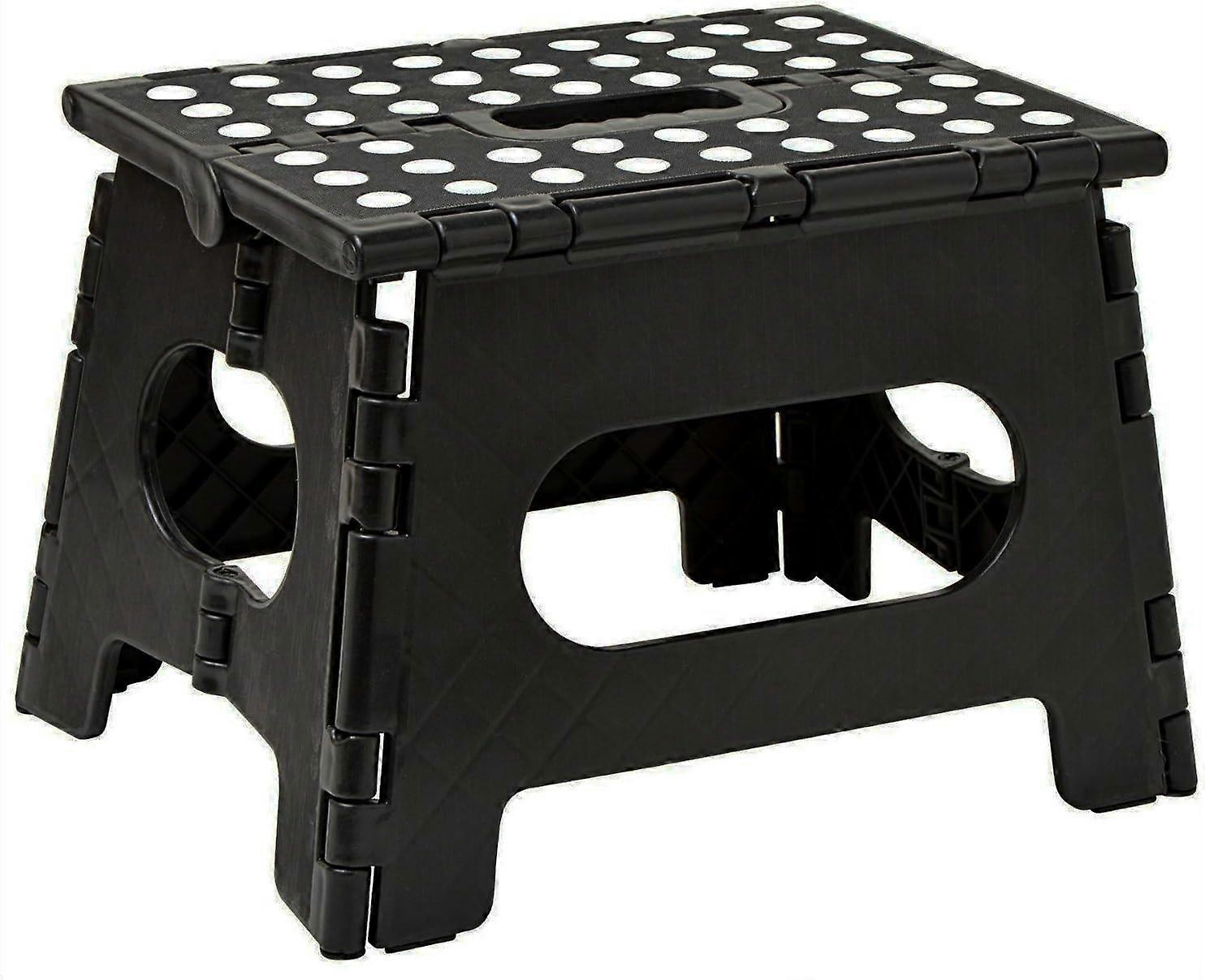 Folding Step Stool - The Lightweight Step Stool Is Sturdy Enough To Support Adults and Safe Enough for Kid