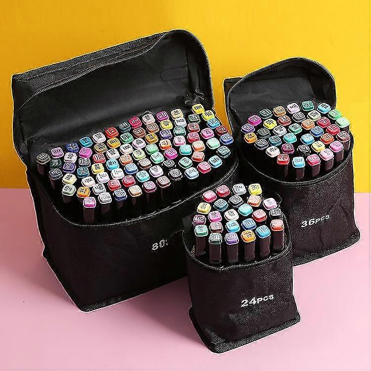 Art Marker Set Alcohol Based Marker Pen Set Of Markers 12/30/40/60/80pcs Art Mark Pen Alcohol Markers Sketch Graffiti
