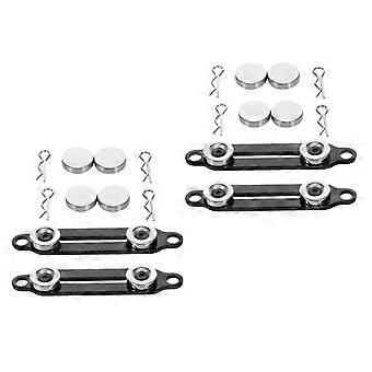 4 STUKS RC Auto Shell Body Monut Met Voor Axial SCX10 II 90046 1:10