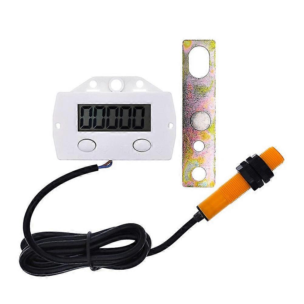 5 Digit Electronic Digital Display Counter Proximity Industrial Magnetic Sensor Switch Punch Counte