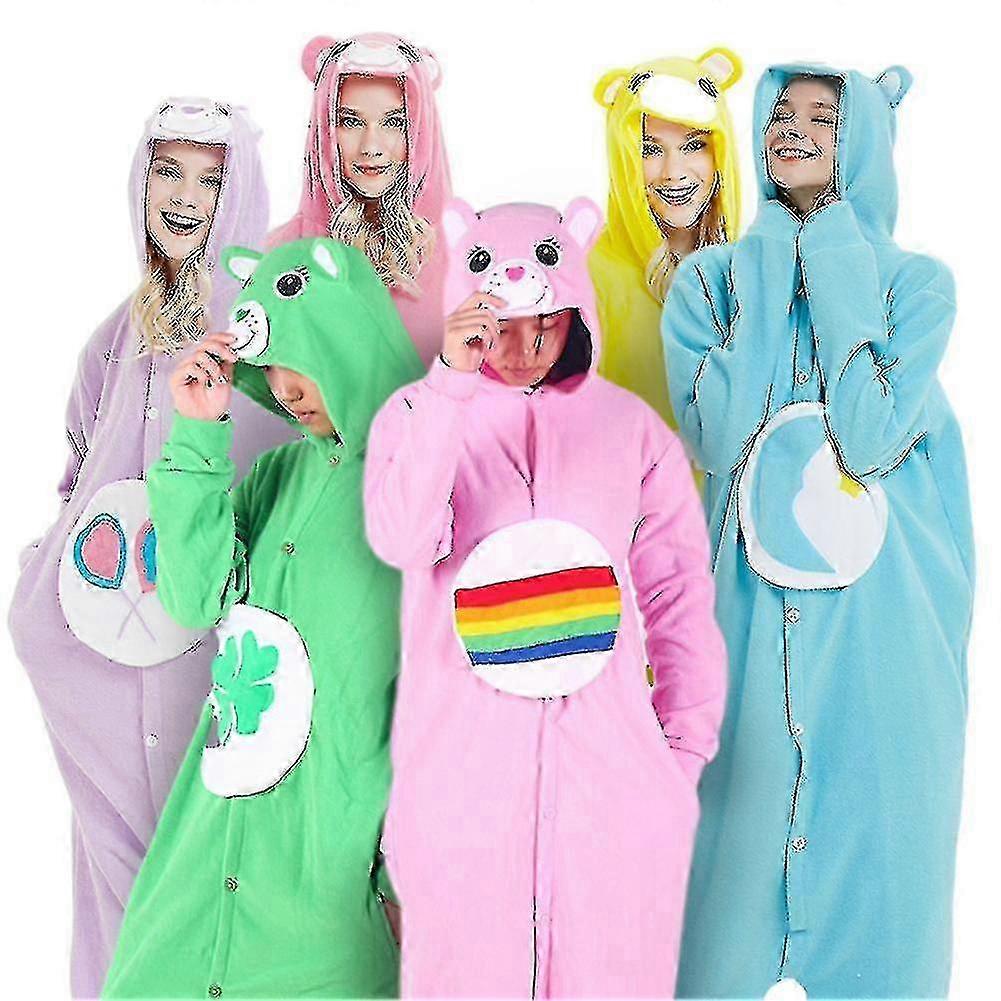 Felnőtt Medve Onesie Pizsama Cosplay Állat Háziruha Hálóruha Jumpsuit Jelmez Nőknek Férfiak - MXBC