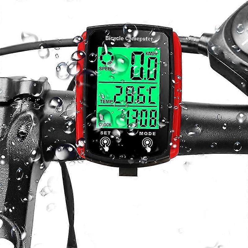Bike Computer,waterproof Wired Bicycle Speedometer Odometer Computer Lcd Display,electric Bike Cont