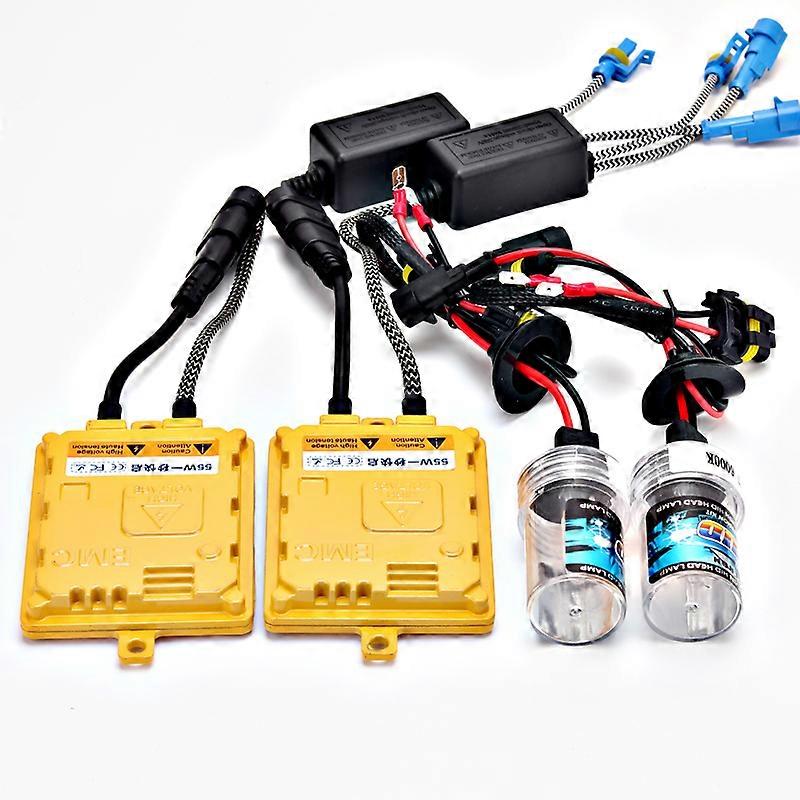 AC 12V Car Xenon light H7 H1 9005 HB3 9006 HB4 H3 H8 H9 H11 881 880 9012 HIR2 55W H4 HID Kit AC Auto Head Fog