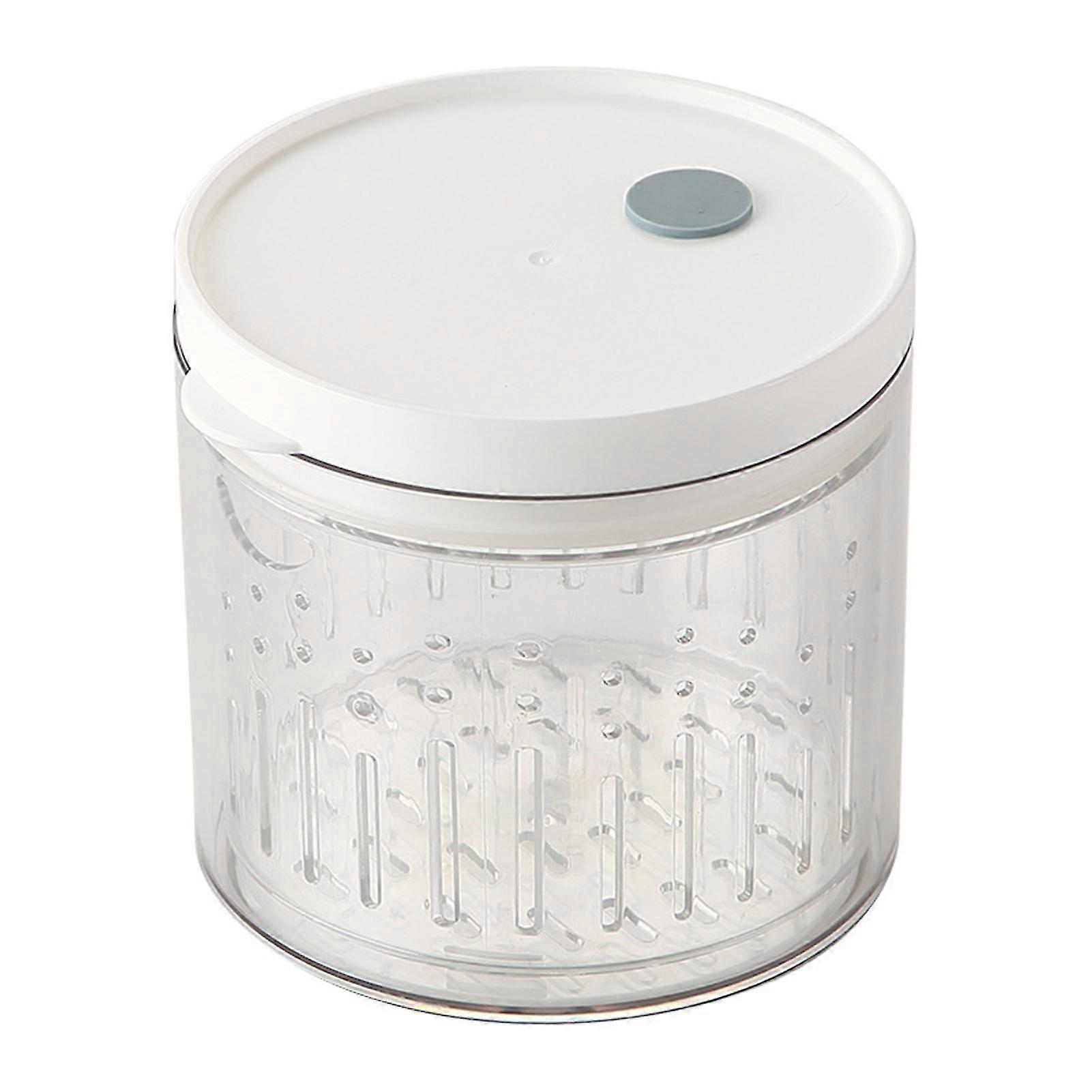 Mini Sealed Box Fruit Drain Box Multifunctional Fresh-keeping Jar Household Storage Kitchen Tools