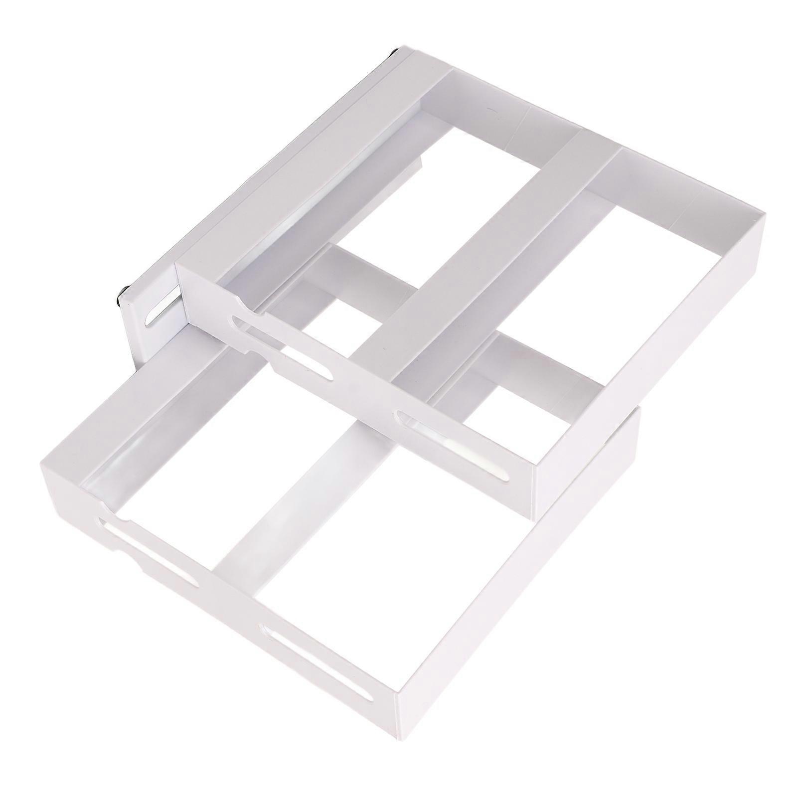 Kitchen Spice Rack Pushable Multilayer Storage Shelf Seasoning Sundries Sorting Rack Organizer