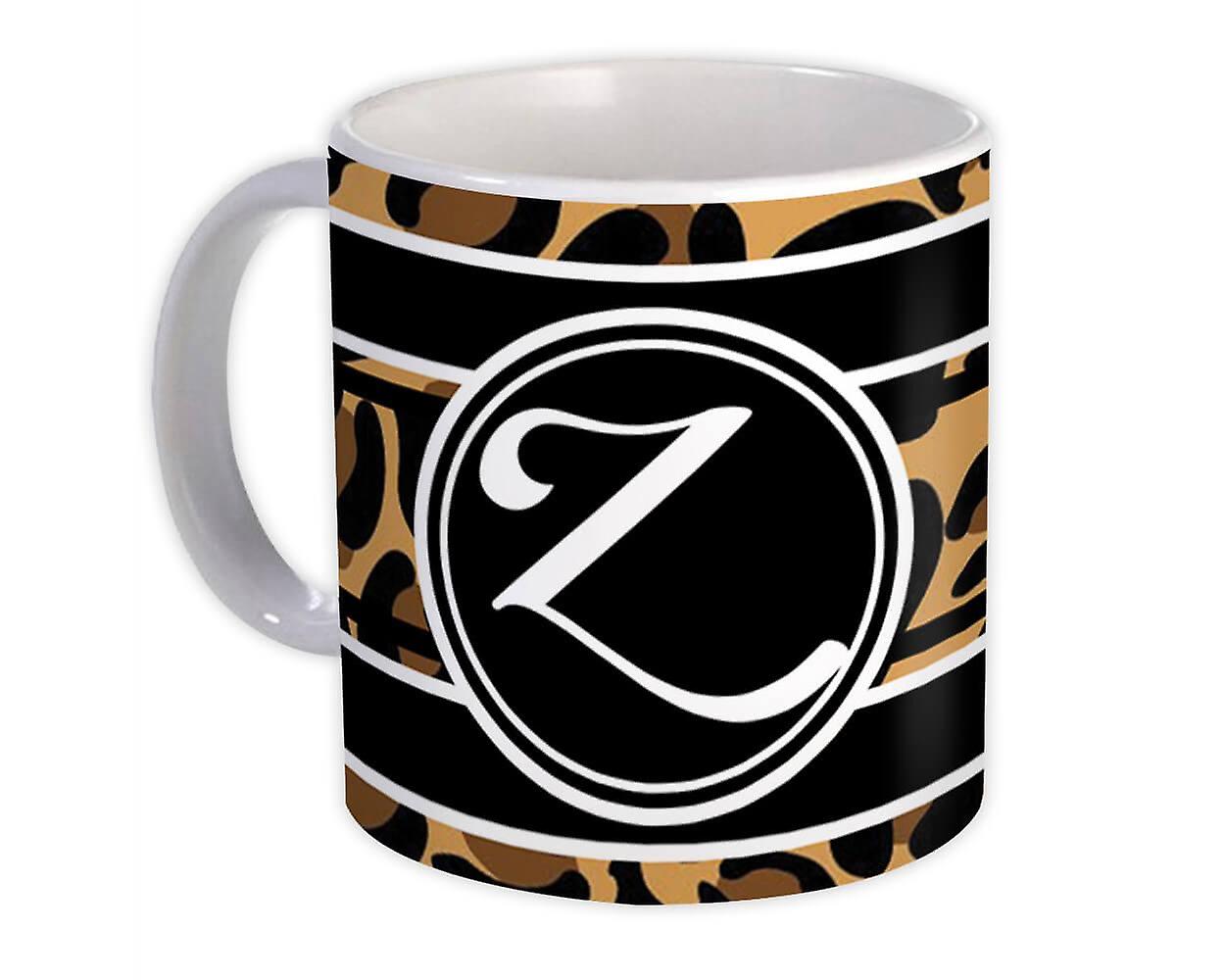 Gift Mug: Monogram Letter Z Animals