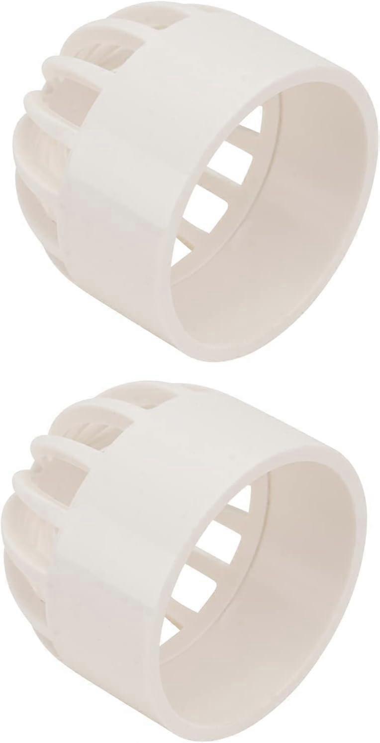 2pcs Fish Tank Filter Guard Intake Filter Cover Permeable Net Strainer Filter Guard Overflow Filter Screen for Aquarium Fish Tank 40mm