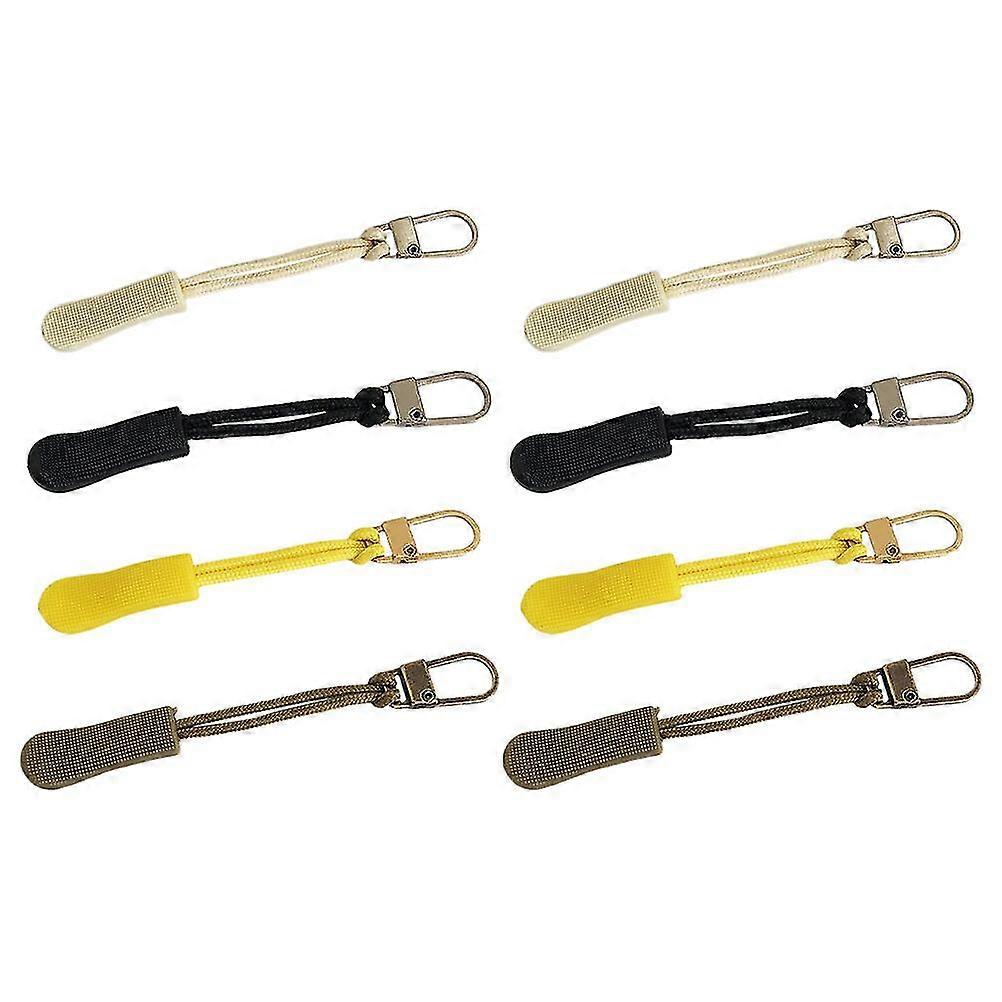 8pcs  Diy Zipper Pull Clothes Replacement Zipper Heads Backpack Zipper Pullers