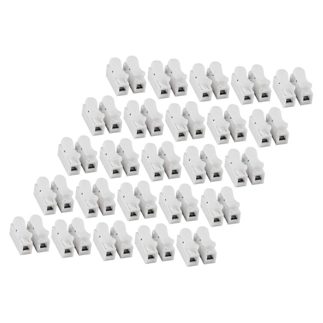 25pcs led two position flame retardant terminal, self - locking quick connection terminal
