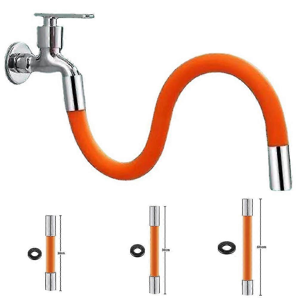 Faucet Foaming Extender 360 Rotat Pipe Kit Tap Extens Hose Flexible