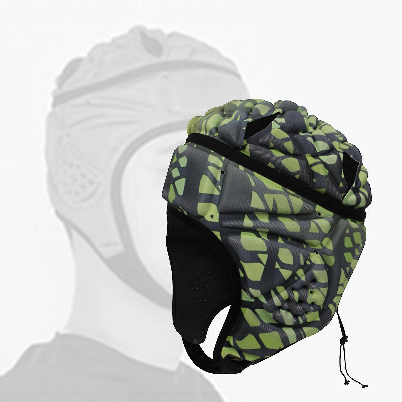Ρυθμιζόμενο κράνος ράγκμπι Eva Padded καλύμματα κεφαλής ποδόσφαιρο τερματοφύλακας μαλακό κεφάλι προστατευτικό κράνος προστατευτικό κράνος για unisex νέους ενήλικες - αθλητικά κράνη