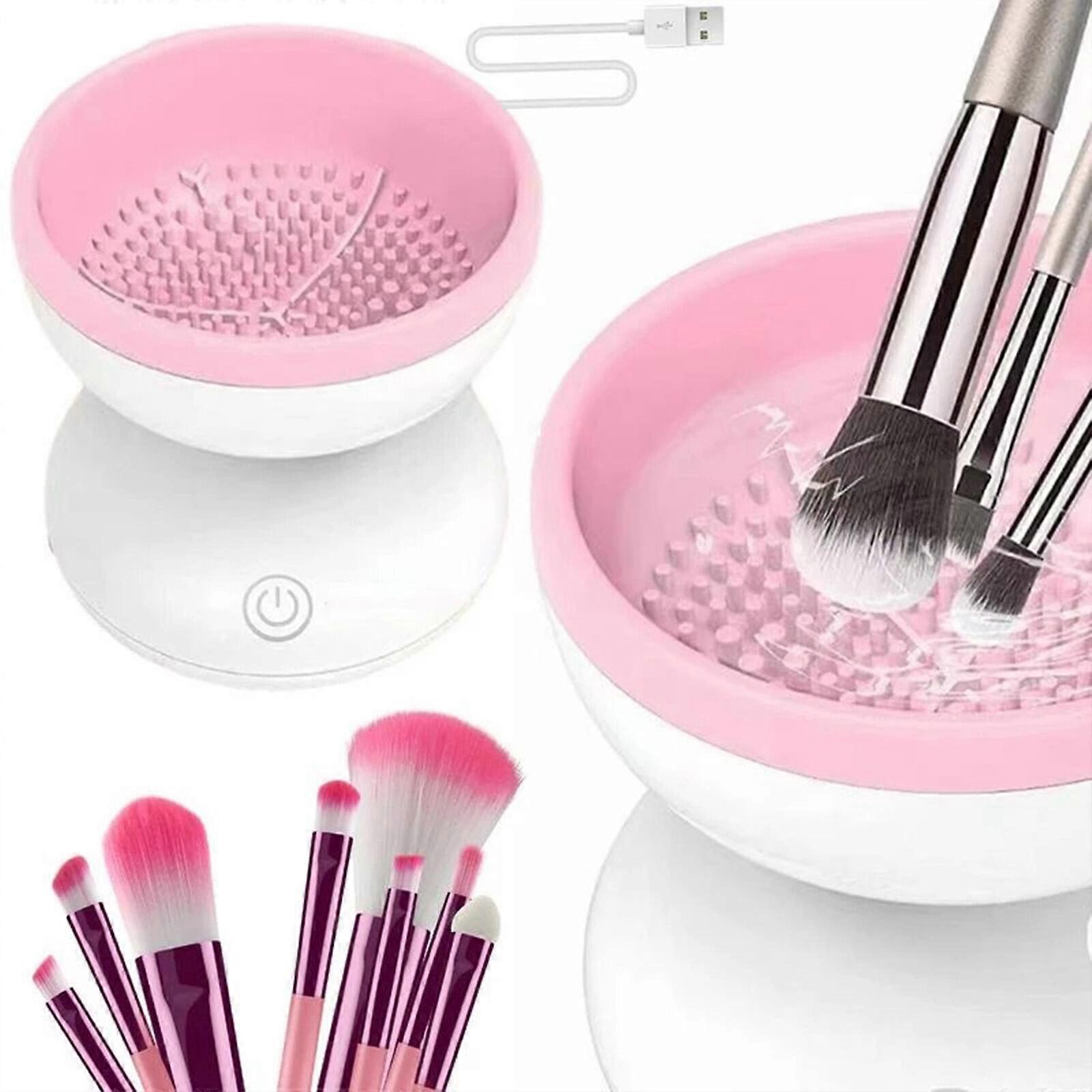 Electric Makeup Brush Cleaner Machine Portable Automatic Cosmetic USB GX