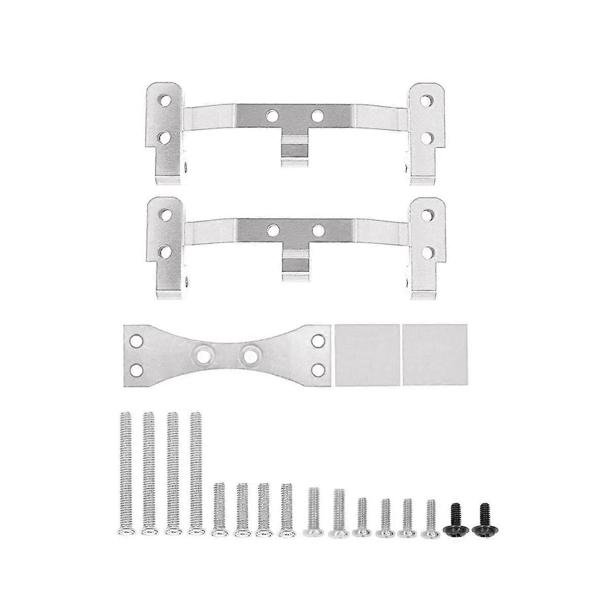 Metal Link Rod Mount Base and Axle Up Servo Bracket Mount for C14 C24 C34 C44 C54 1/16 RC Car Upgra