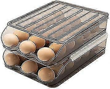 Fridge Organisers Pull Out Drawers Large Capacity Egg Holder Storage Container