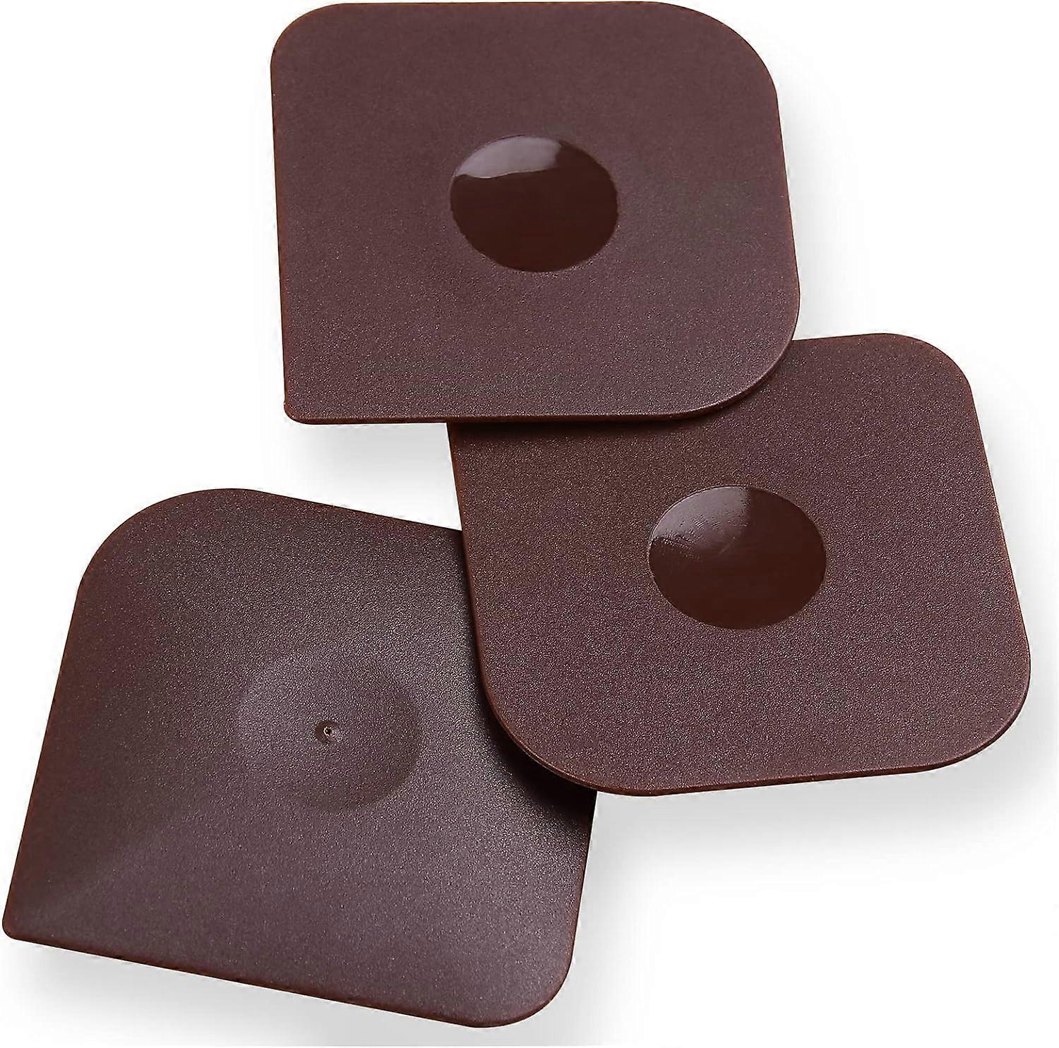 Pan scraper scraper scraper tool set, 3-pack, iron pan scraper scraper scrubber for cleaning grease, kitchen scraper (brown)