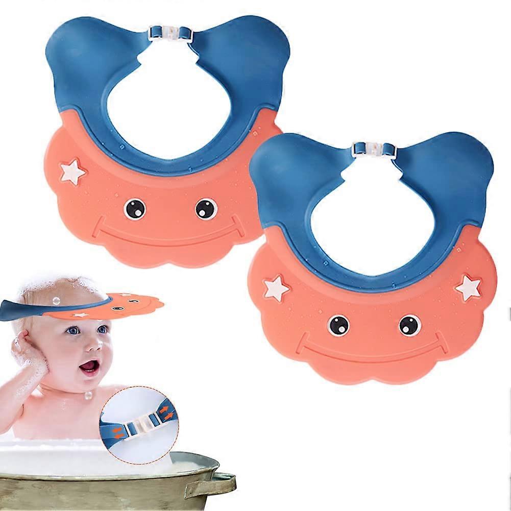 Baby shower cap  Adjustable silicone shower cap, sun hat