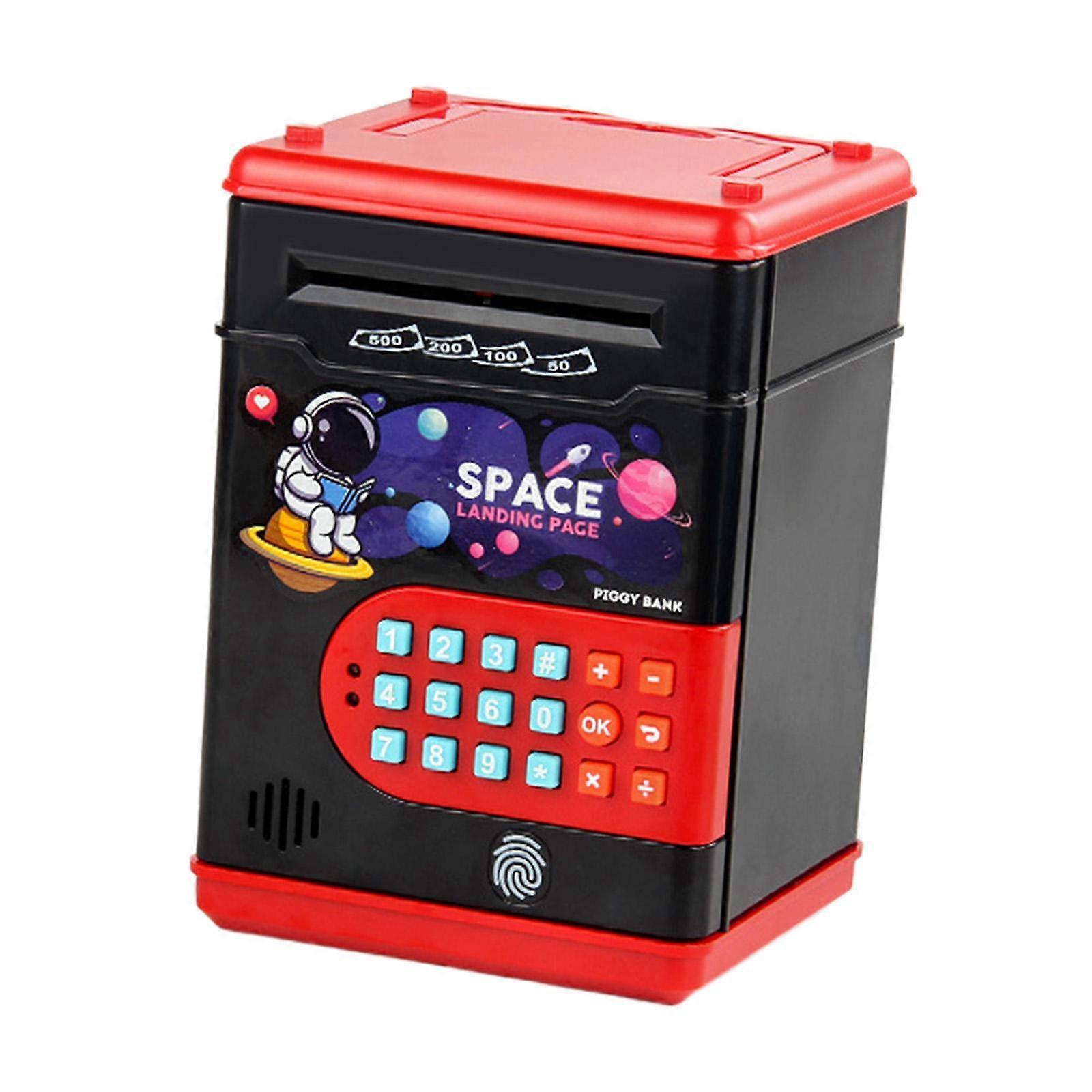 Kids ATM Machine Auto Scroll Money Saving Box Toy for Girls Children