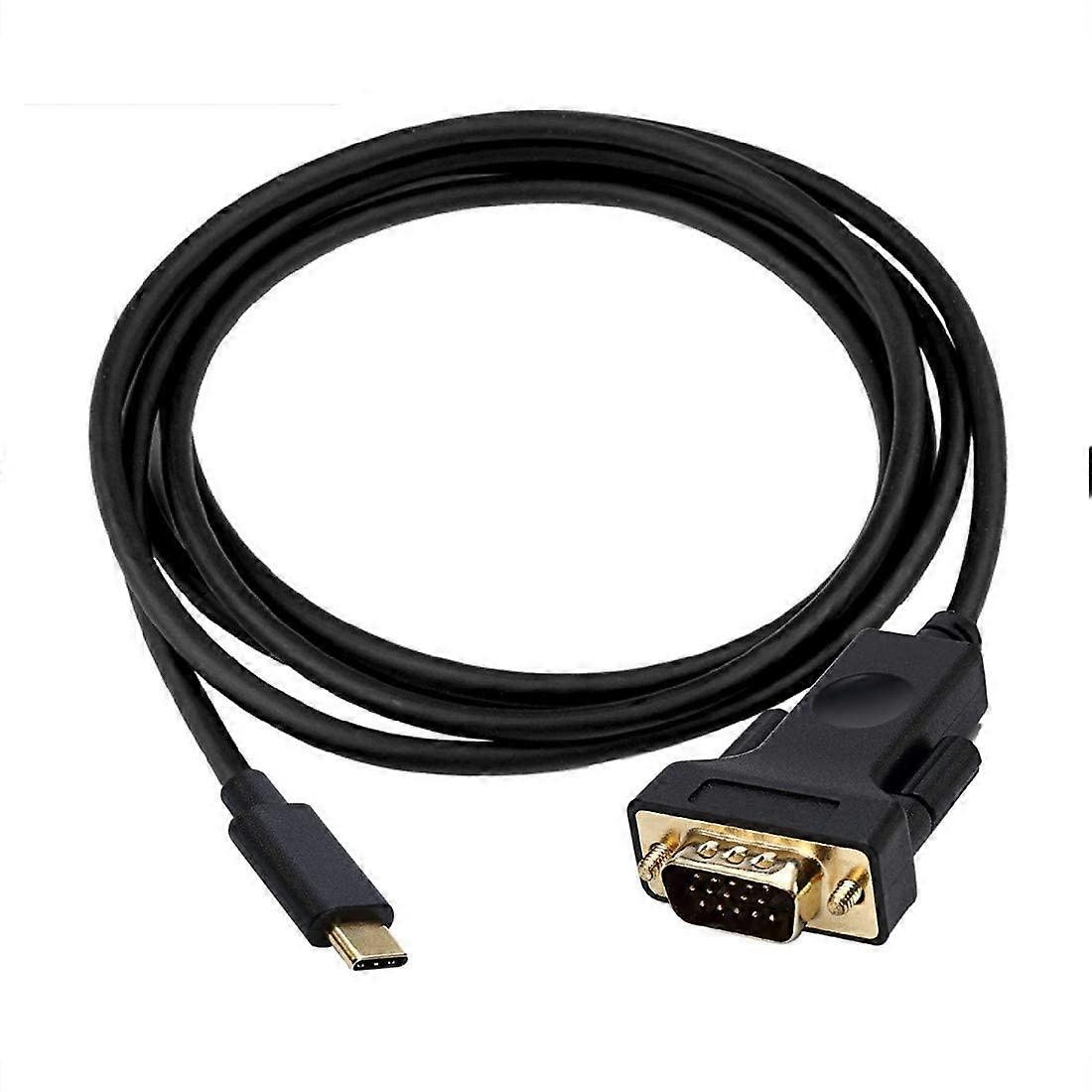 ZRUXE USB-C To VGA Adapter Cable 1.8M
