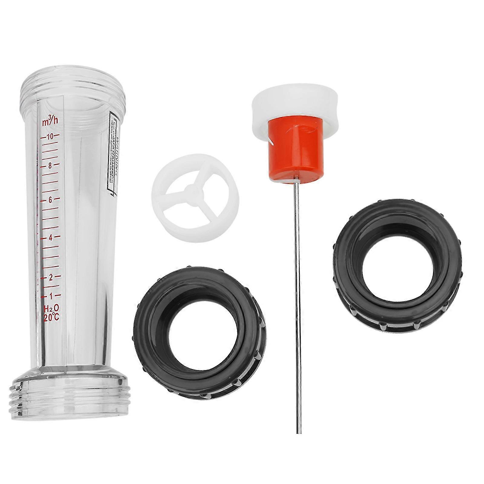 Plastic Tube Liquid Flowmeter High Accuracy 1-10mH Range for Water