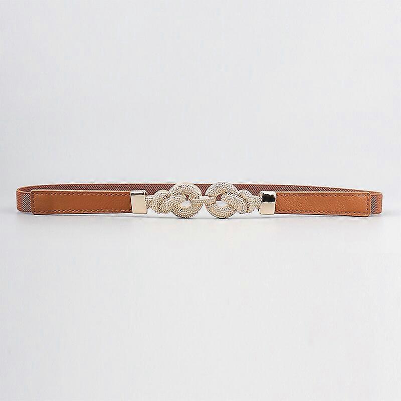 Muoti Naiset PU Musta punainen vyötärönauha Ohut Joustava Vyötärövyö Mekko Vaatteet Asusteet Vyöt