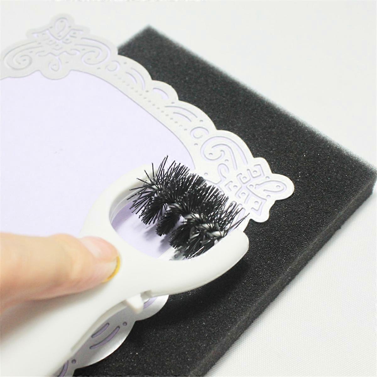 3 in 1 Die Brush Piercer Scraper with Foam Pad for Removing Excess Paper From Dies Weeding Tools Die Cutting Tools Kit