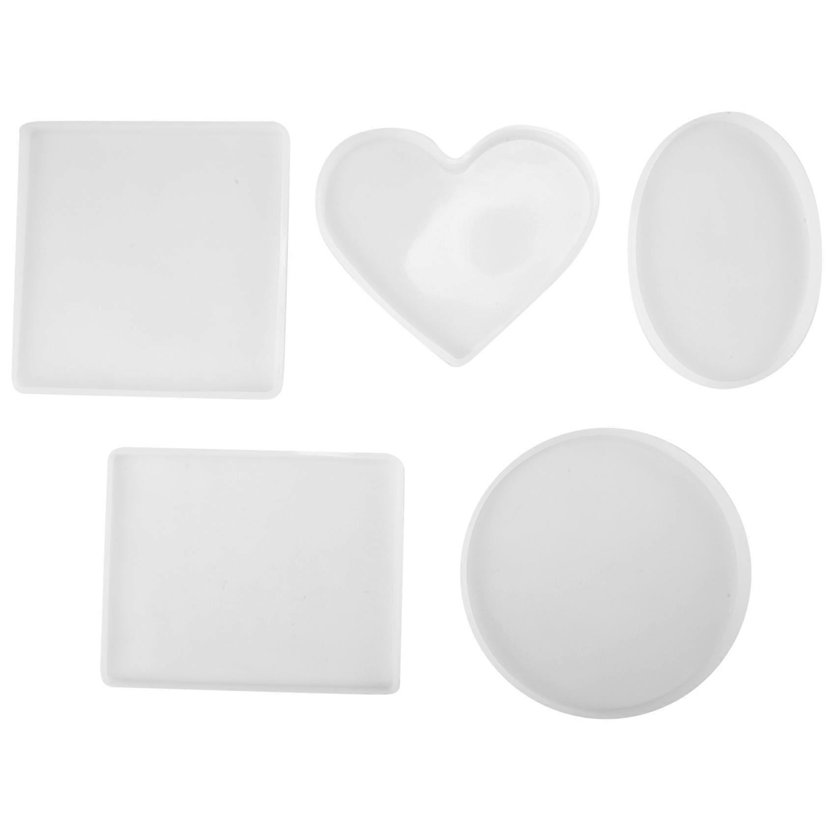 Large Resin Silicone Shiny Epoxy Resin Including Round, Square, Rectangle, Heart, Oval Shape Casting , Diy Silicone For Casting Resin Mold