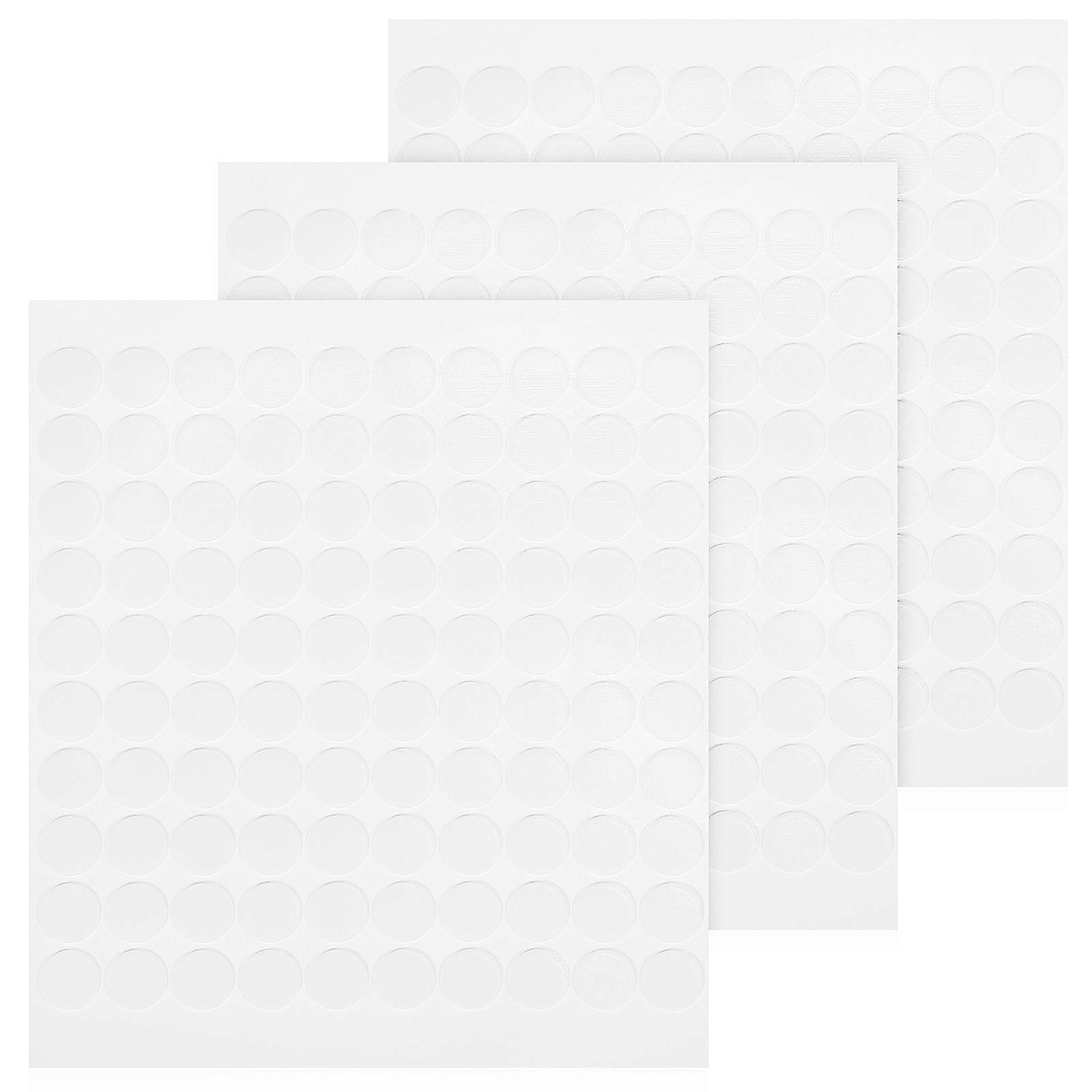 300Pcs Double-Sided Adhesive Dots Transparent Round No Marks Waterproof Dot Stickers for Decoration