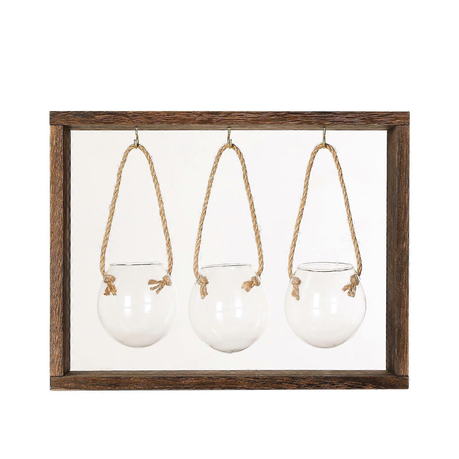 Hanging Glass Flowerpot Tabletop Transparent Aquatic Creative