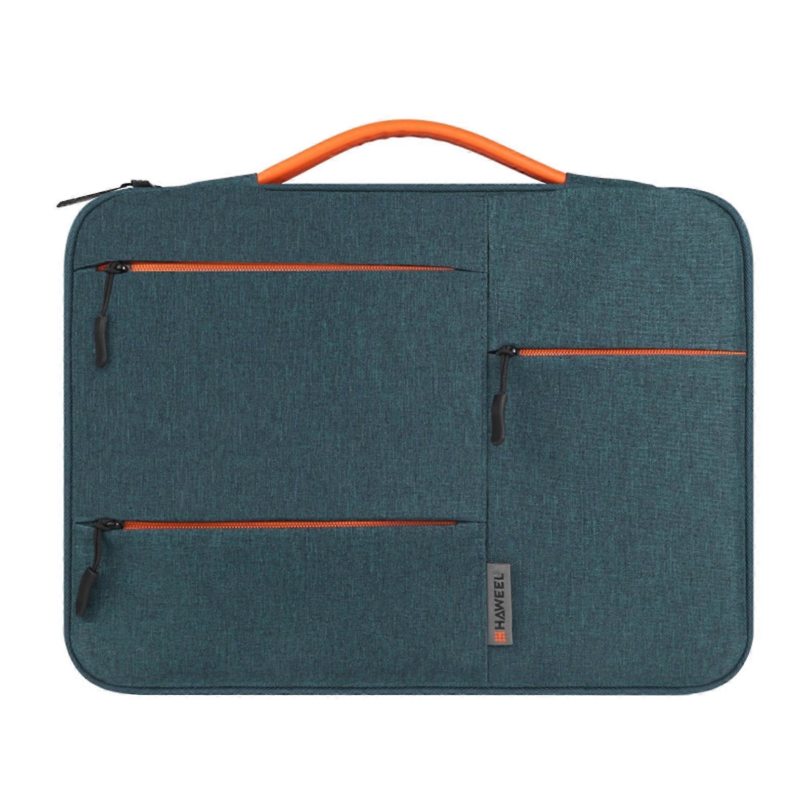 13 Inch Universal Business Laptop Handbag Waterproof Multiple-layer Protection PU Handle