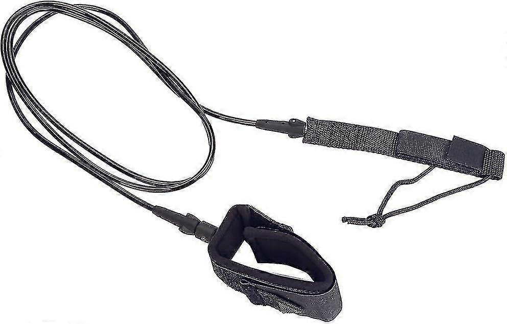 Premium 251cm Straight Surfboard Leash with Durable Ankle Strap for Stand Up Paddle Boarding and Sur