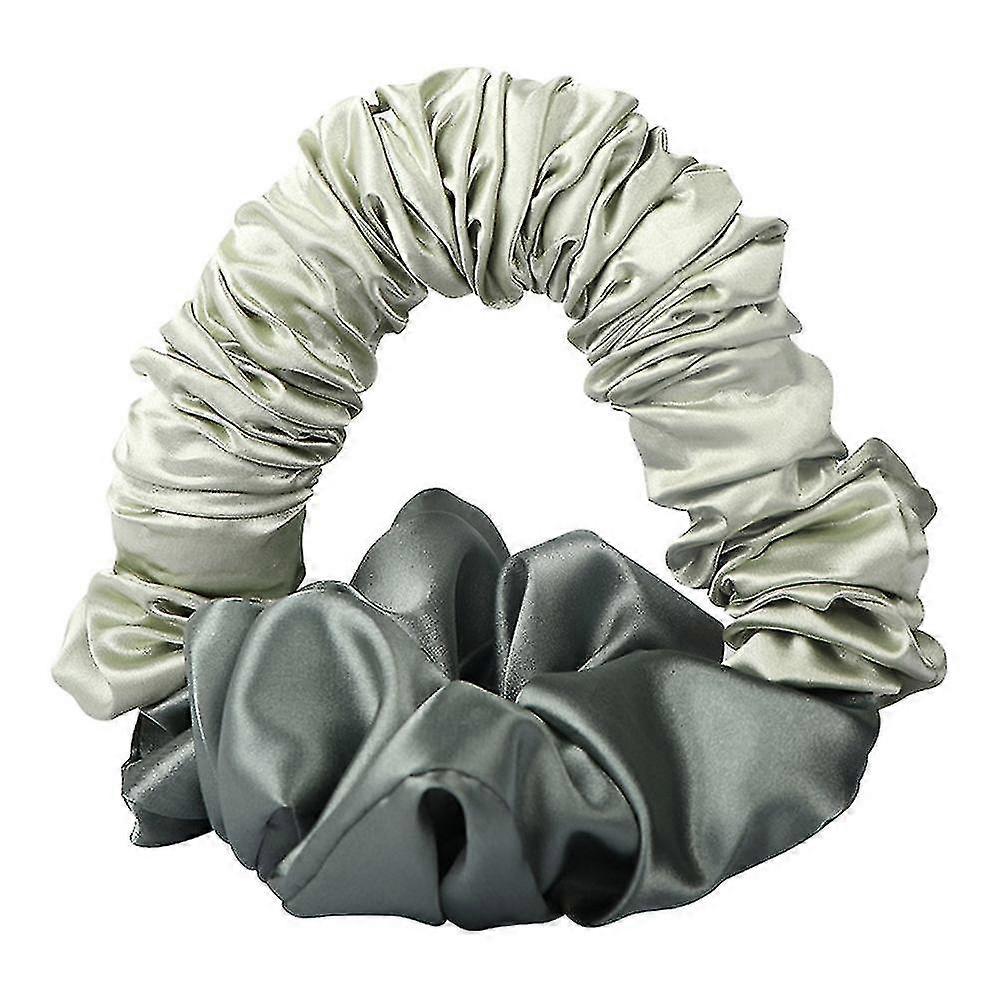 Heatless Curl Scrunchie Spací vlasová kravata Satin Elastic Bun Doplňky Vlasová kulma