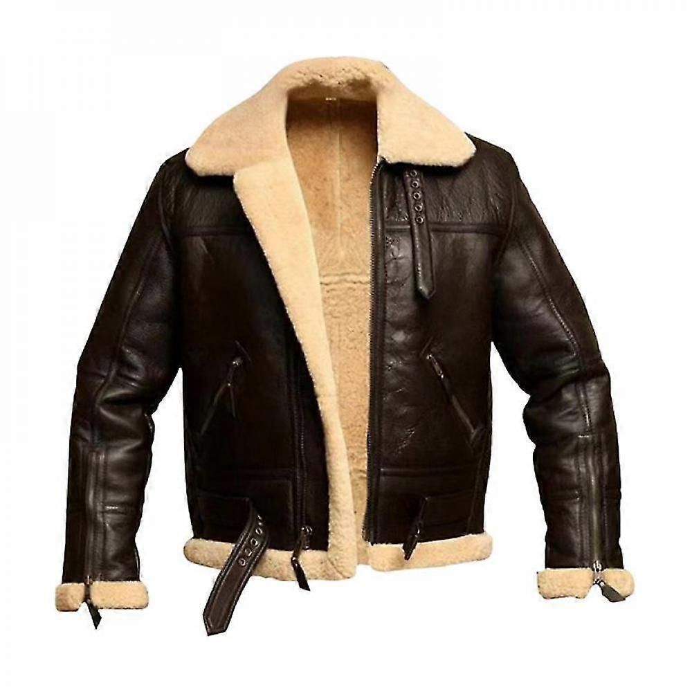 Herren Winter Lederjacke Künstlich [PC