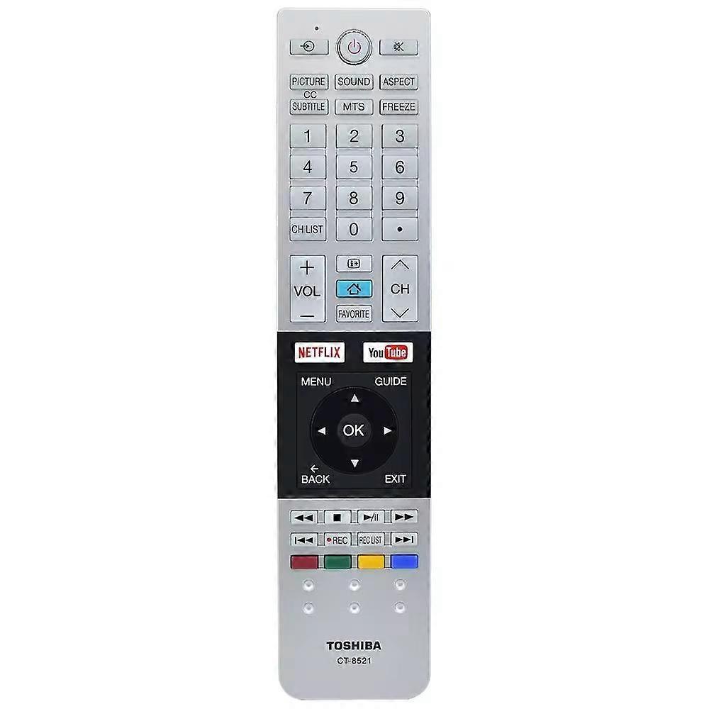 New Genuine CT-8521 For Toshiba Smart TV Remote Control F40L3400 50L3400 CT-8516