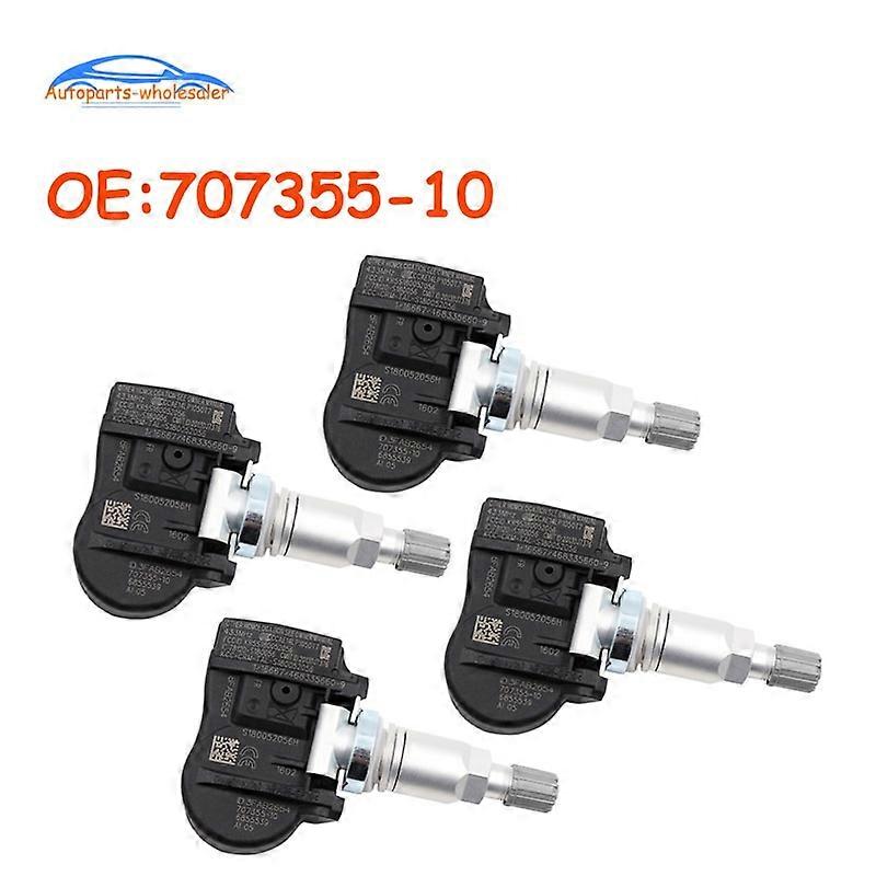 4 PCS Car For BMW X5 F15 F85 X2 F39 X1 F48 X6 F16 F86 TPMS Tire Pressure Monitor Sensor System 707355-10 70735510 36106855539
