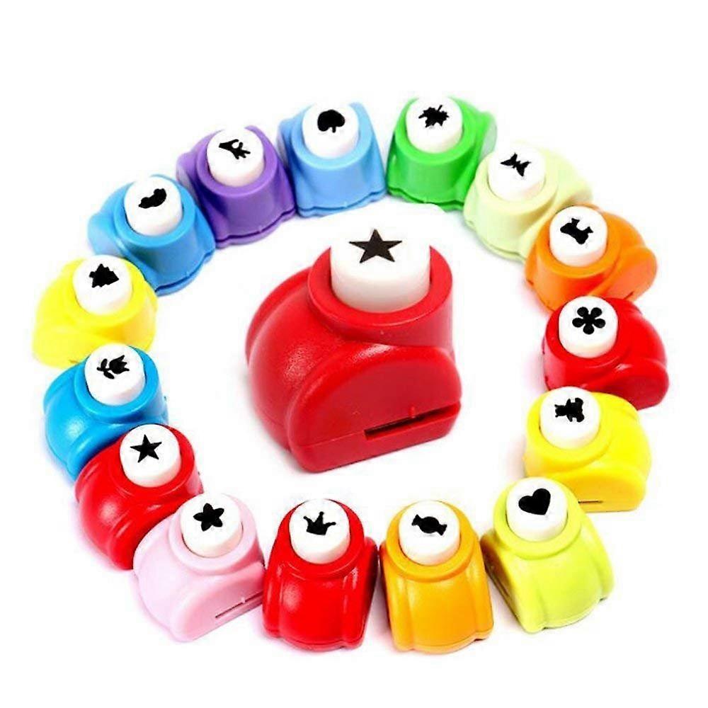 Hole Punch Craft Set, 10 Pack Punch Shape Craft Punch Scrapbook Supplies Shape Punch Different Styles Randomly
