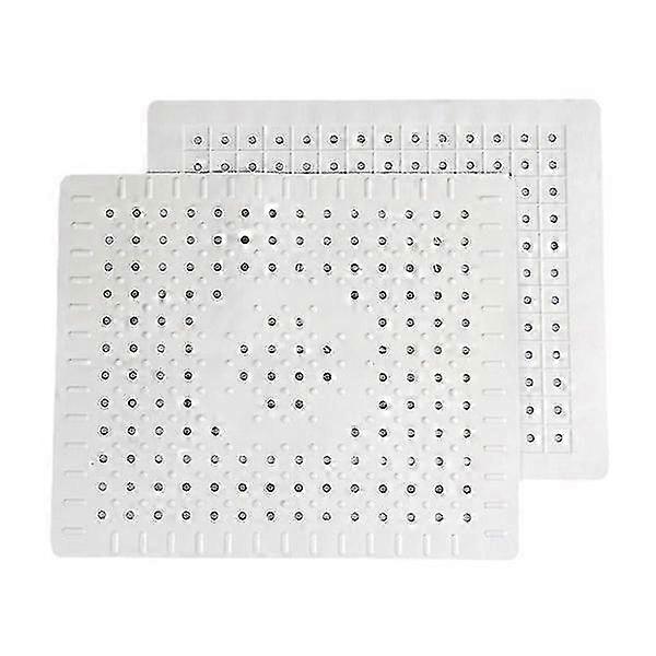 2-Pack Non-Slip Rubber Kitchen Sink Mat Drain Pad Protector - Durable & Easy to Clean