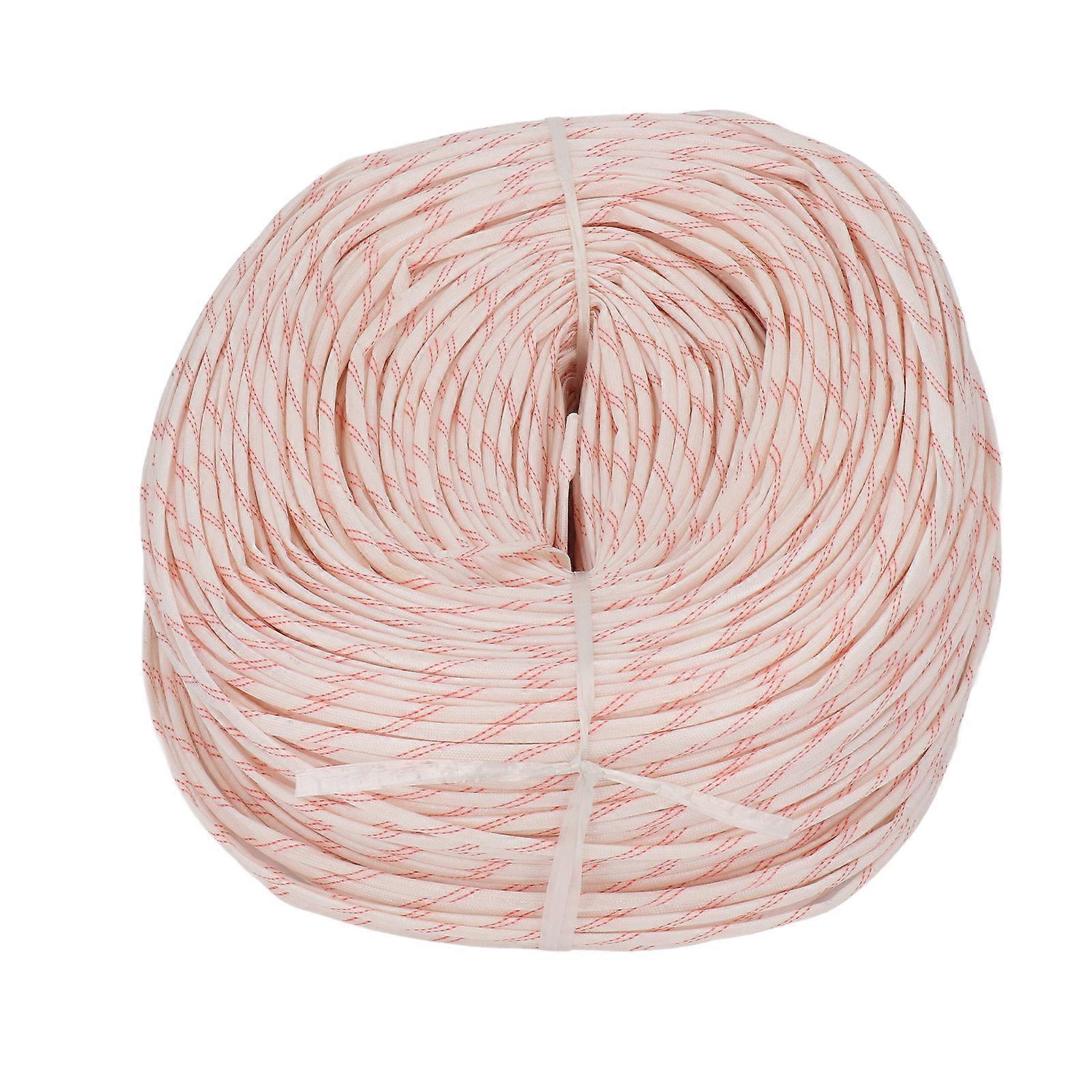 Insulation Braid Sleeving PE Resin Coating Fiberglass Heat Shielded Sleeve for Cable Wire 400M Length 4mm Inner Diameter