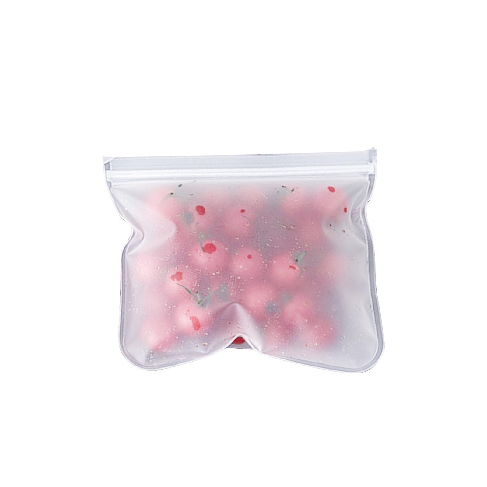 Transparent Food-grade Reusable Bags for Fridge, Airtight and Washable, Keep Food Fresh