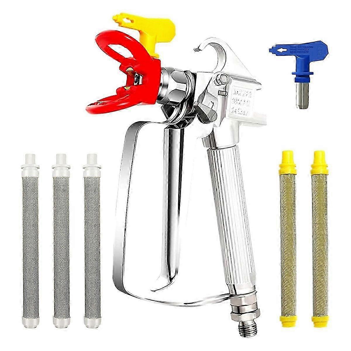 Airless Paint Sprayer Kit Pieces With 2pcs 517 Tips And Nozzle Guard, 5pcs For All Airless Paint