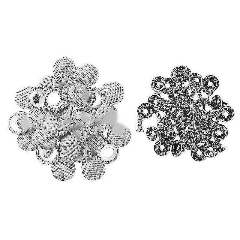 30pcs Car Ceiling Headliner Button Fixing Screw Cap Roof Snap Rivets Retainer-MXBC
