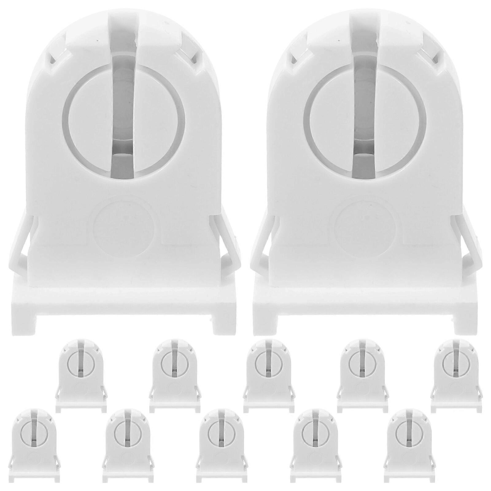 20pcs Bulb Holder Mounting Clip Tube Clamp Mounting Bracket Pipe Support Base