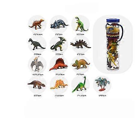 13pcs Kids Mini Educatieve DinosaurUs Toy Set