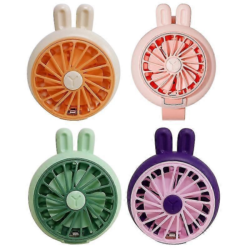 Mini karóra ventilátor Gyermek hordozható csendes elektromos ventilátor órák USB töltés 425b