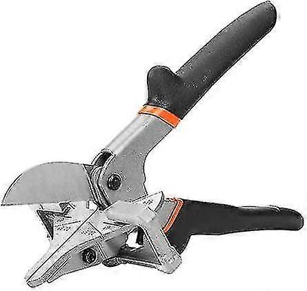 Adjustable Multi-angle Diagonal Cutter Wire Channel Pipe Edge Clip Wire Pipe Cutter Hand Tool (black) (1pcs)